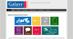 Desktop Screenshot of galaxybusinessproducts.com